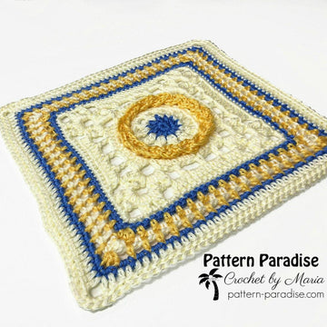 Circle Of Life 12" Afghan Square