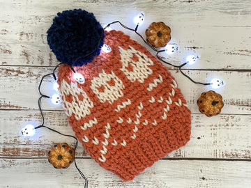 Crochet Skull Beanie