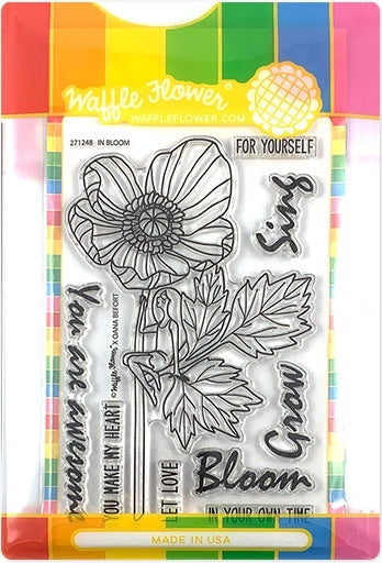Waffle Flower Crafts Waffle Flower Stamp & Die Set - In Bloom
