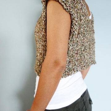 Loose Knit Shredded Camisole