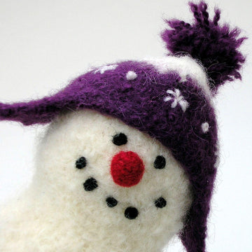 Felted Snowman