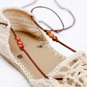 Dream Catcher Sandals with Flip Flop Soles