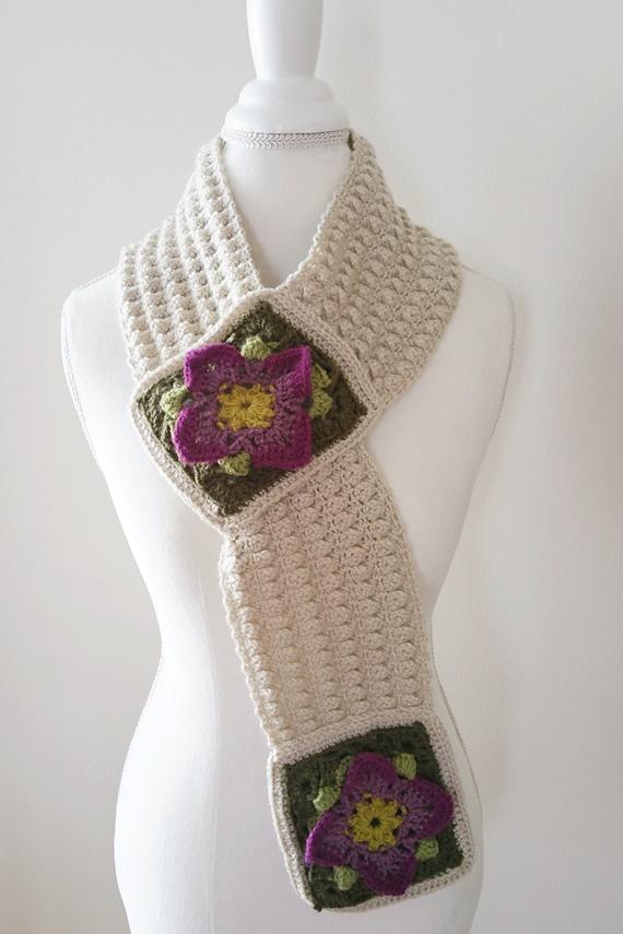 Structured Rock Cress Scarf