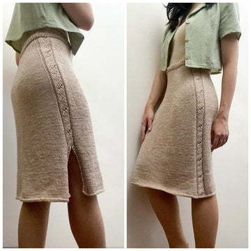 Not Quite Cables Skirt