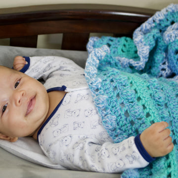 EASY BEGINNER' Bobble Baby Blanket
