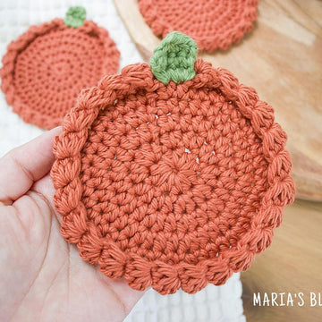Pumpkin and Apple Coasters