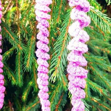 Crochet Wisteria  Flower Curls