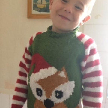 Christmas Fox Sweater