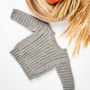 Autumn Wheat Child Sweater