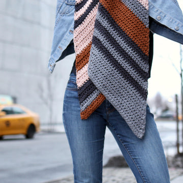 Skyline Bias Scarf