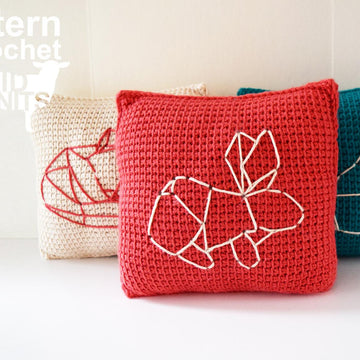 Origami Woodland Animals Throw Pillows (2016009)