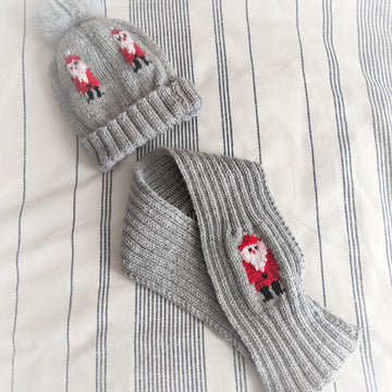 Santa Hat and Scarf Set