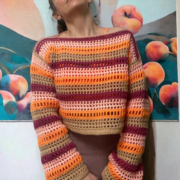 Peaches and Cream Crop Top