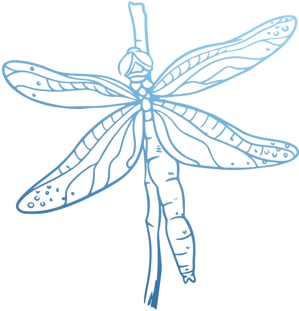 Artdeco Creations Couture Creations Sunburnt Country Mini Stamp - Dragonfly 1.9"X1.9"