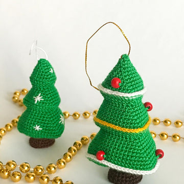 Christmas tree desk decor