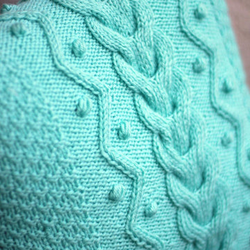 Cabled Pillow case
