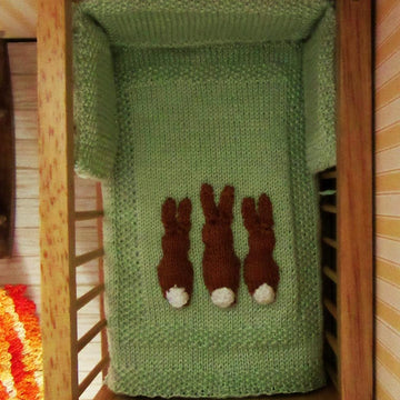 1:12th scale Rabbit Cot Set