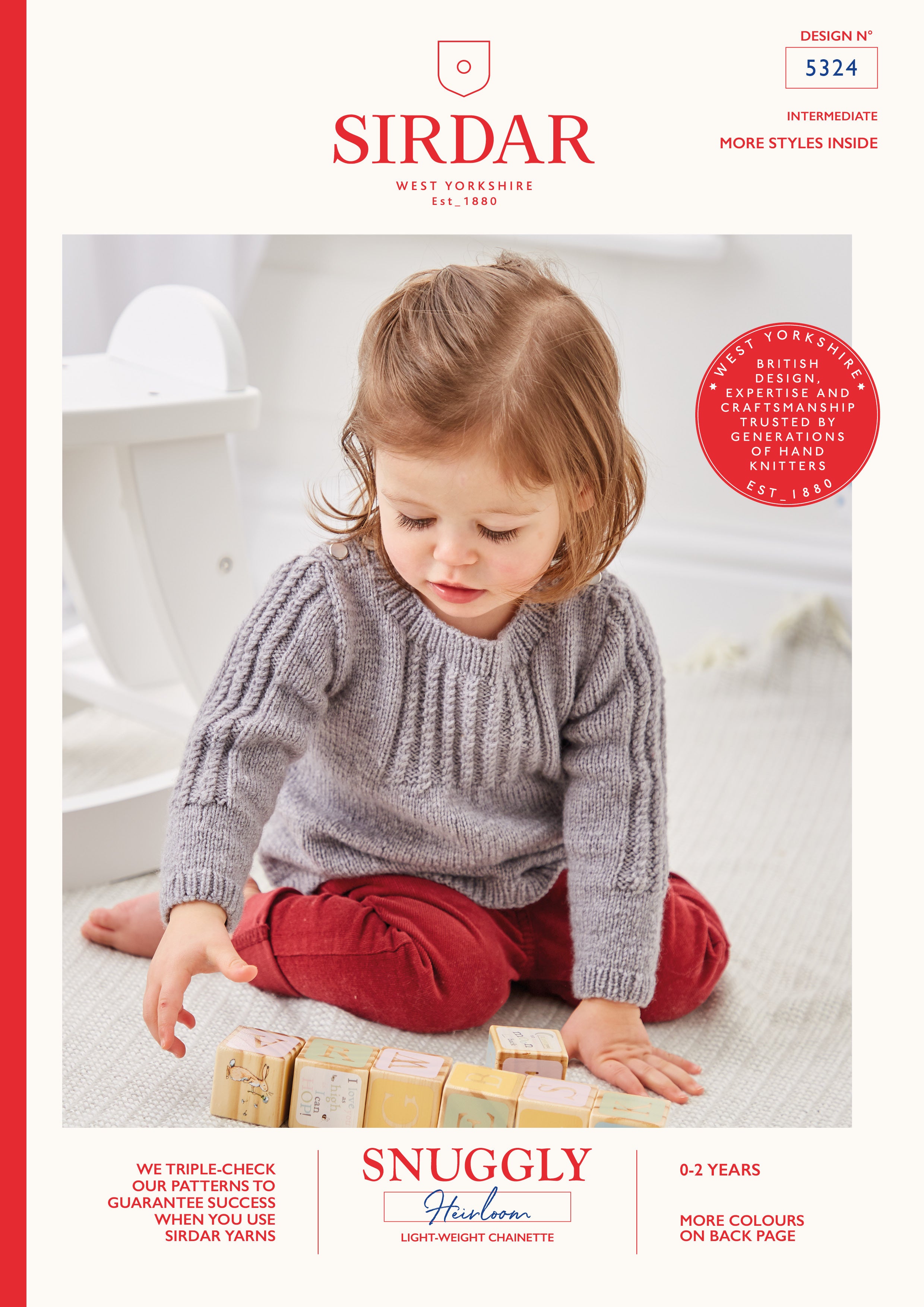 Jumper in Sirdar Snuggly Heirloom - 5324 - Leaflet