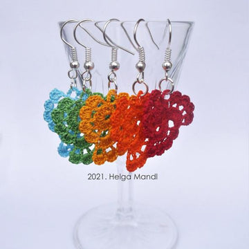 Three petal earrings