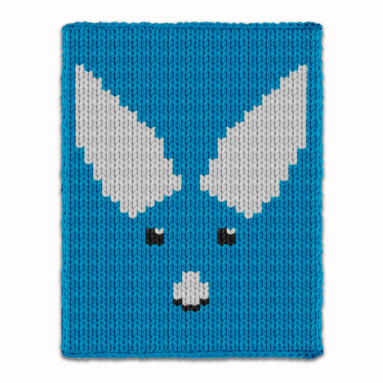 Finger Knitting Pattern, Rabbit Knit Kids Blanket