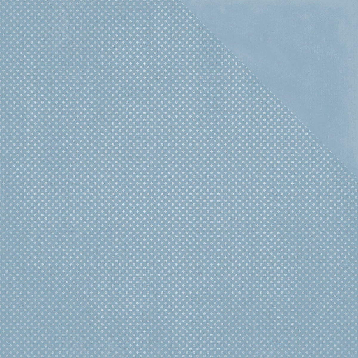 American Crafts BoBunny Double Dot Double-Sided Textured Cardstock 12"X12" 25/Pkg - Country Blue