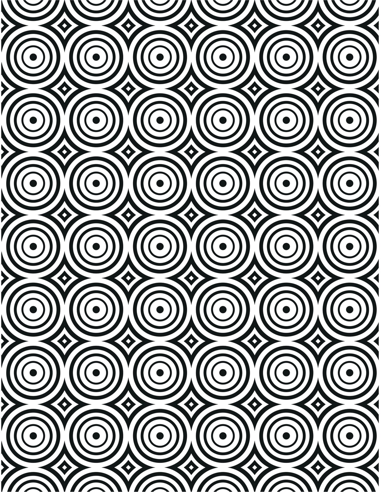 Creative Expressions Embossing Folder 5.75"X7.5" - Circle Illusion