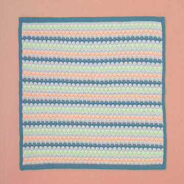 Bobo Bubble Stitch Blanket & Beanie - Free Baby Knitting Pattern in Paintbox Yarns Simply DK