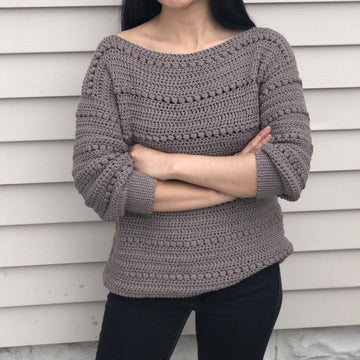 Scoop neck sweater