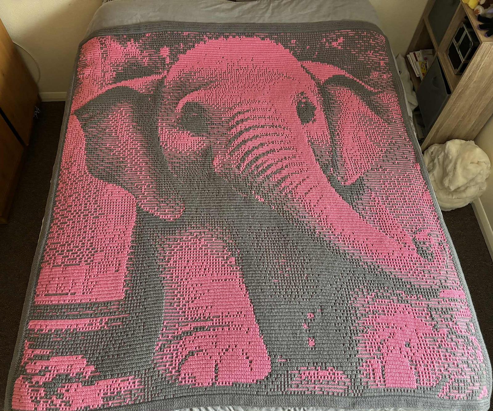 Overlay Mosaic "BABY ELEPHANT"