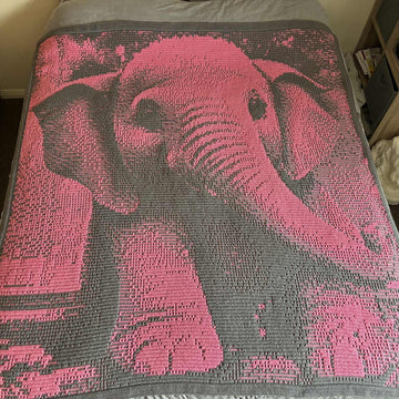 Overlay Mosaic "BABY ELEPHANT"