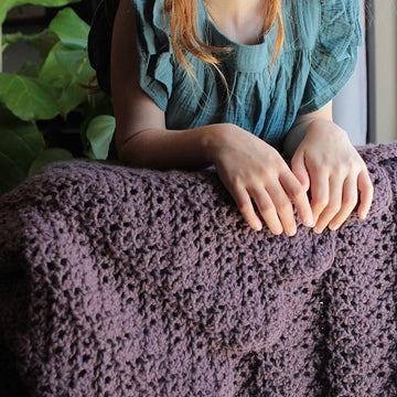 Heather Afghan