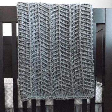 Hayden Chevron Crochet Blanket