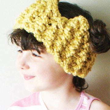 Chunky Crown Ear Warmer / Headband (hat015)