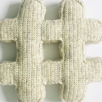 The Hashtag Cushion