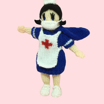 Superhero nurse doll with outfits