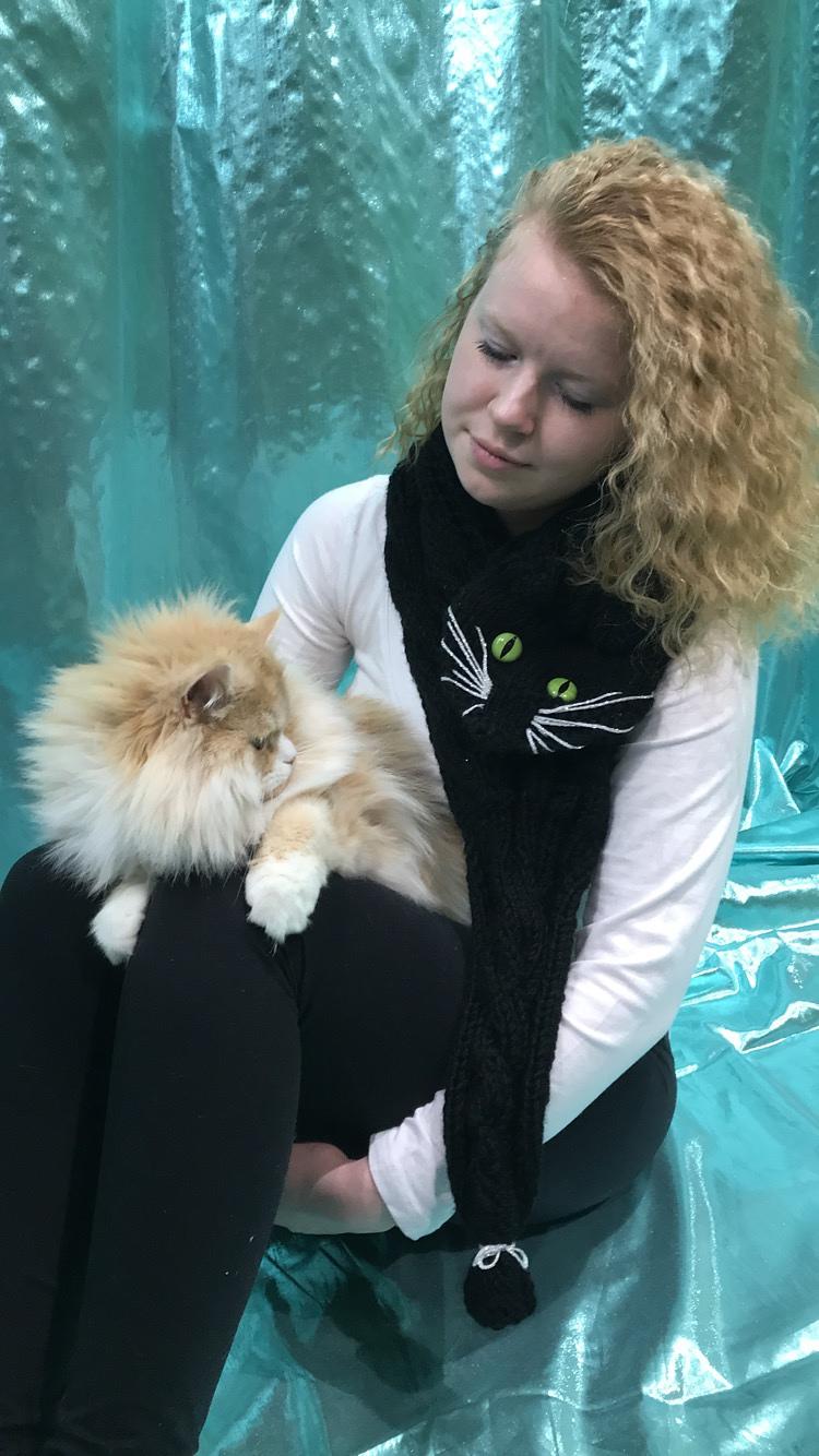 Black Cat Scarf