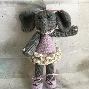 Emily the amigurumi pachyderm