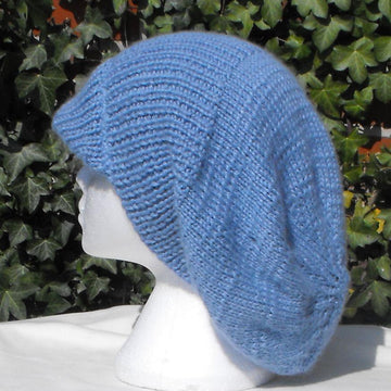 PEAK SLOUCH BEANIE HAT KNITTING PATTERN - MADMONKEYKNITS