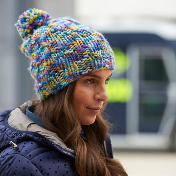 Colourful Cap in Schachenmayr Jungle - Downloadable PDF