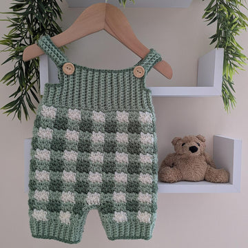 Gingham Dungarees and Dress