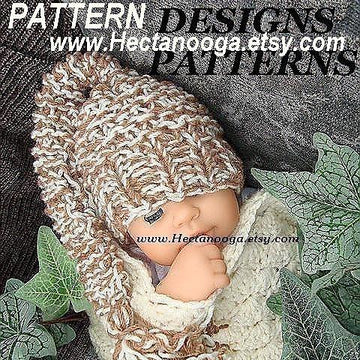114, KNITTED PIXIE HAT, all sizes newborn to adult