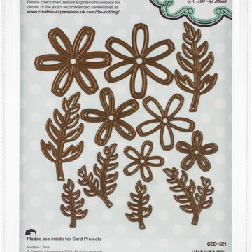 Creative Expressions Craft Dies By Sue Wilson - Finishing Touches-Cosmos Flower