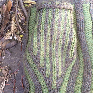 Vertical Stripe Mitts