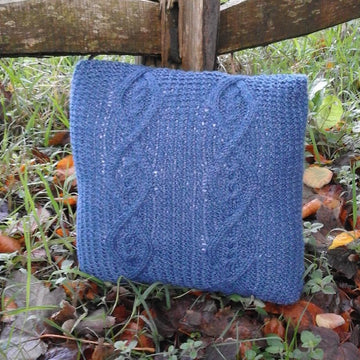 Starburst and cabled cushion covers