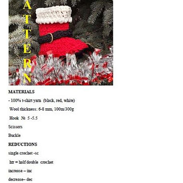 Santa boot for sweets