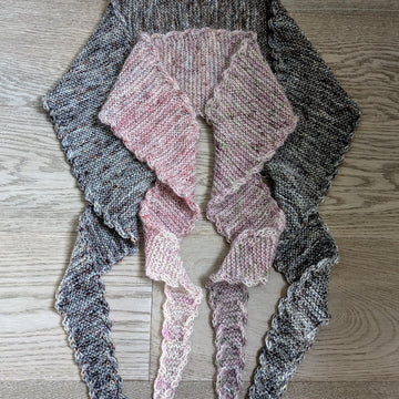 Scalloped Mini Scarf and Shawl