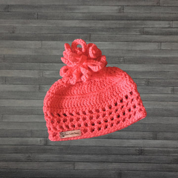 Coral Lattice Hat