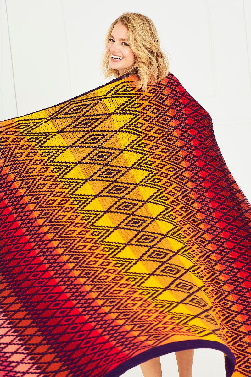 Queen Blanket Large Size by Tinna Thorvaldar - Stylecraft Special DK 22 Ball Colour Pack