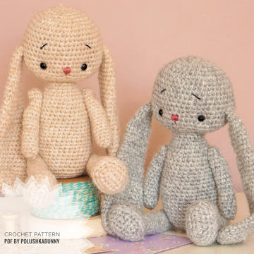 Crochet Pattern Little Bunny toy, amigurumi