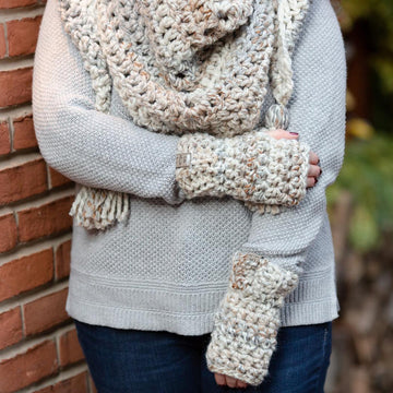 30 Minute Fingerless Mittens